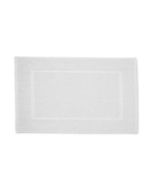 Brentwood Bath Mat Dobby; White; 10.5 lb ; 1" single frame border