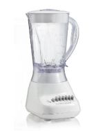 Blender: 10 Speed Hamilton Beach White 56oz Dishwasher Safe Jar;