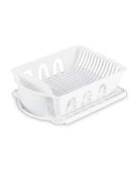 Sink Set: 2 pc. Small Ultra Dish Drain w/Mat; White