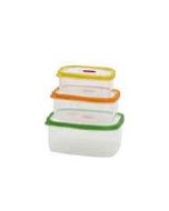 GoodCook 6-pc Rectangle Food Storage Bowl Set W/ Lids