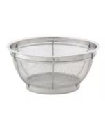 Colander: 10" dia. Stainless Steel Reinforced