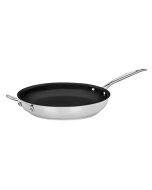 Non-Stick; 12 Inch Stainless Steel Skillet with Helper Handle; Cuisinart Chef's Classic