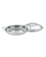 Stainless Steel; Chef's Classic 12" Everyday Pan with Dome Lid