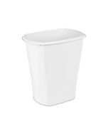 Wastebasket: 9 gal.; White (for Kitchen)