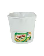 12qt Libman Round Utility Bucket- White