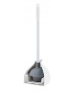Premium Toilet Plunger W/ Caddy; Libman