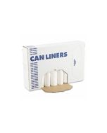 Can Liner: 8-10 gal Clear; 24x24 6mic; 1000cs