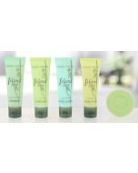 Island Spa - Conditioner infused with Olive Oil, Organic Honey, and Aloe. Gluten-free, Paraben-free, gently cleanses hair with mild tropical fragrance. 1 fl. oz. flip cap tubes, Perfect for Hotels & Vacation rentals. Case of 300