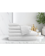 Resort Hand Towel 16 x 30 4.45lb/dz. 100% Cotton Zero Twist  Bleached White;