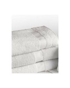 Martex Hand Towel 16 x 27 3.0 lb/dz Cam Border; White 7131797