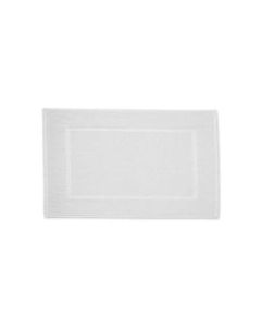 Brentwood Bath Mat Dobby; White; 10.5 lb ; 1" single frame border