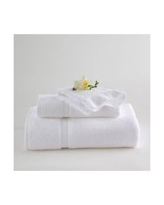5-Star Wash Cloth 1.7 lb/dz 13 x 13; 100% cotton White; Single Dobby Border on 1 end