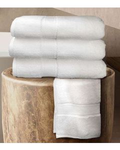 Oxford Miasma Wash Cloth; 13 x 13 1.75/dz. 100% Zero Twist Cotton White;