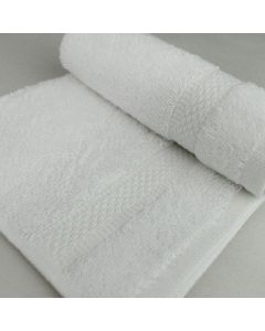 Resort Wash Cloth; 13 x 13 1.6lb/dz. 100% Cotton Zero Twist  Bleached White;