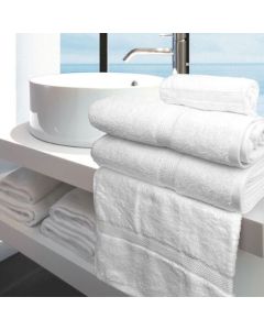 Imperiale Dobby Bath Towel 27 x 54 White; 17#/dz;