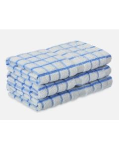 Martex KitchenTowel Blue/White 15 x 25; Staybright Color Safe