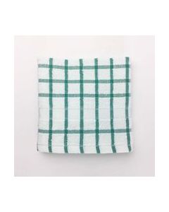 Martex Dish Cloth Green/White 12 x 12; Staybright Color Safe 1C26581