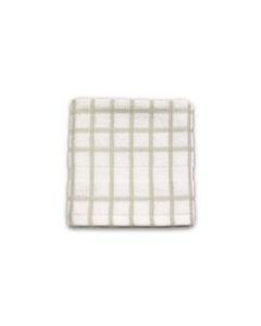 Martex Dish Cloth Tan/White 12 x 12; Staybright Color Safe 1C26582