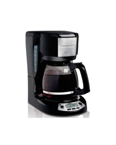 Coffee Maker: 12-cup Programmable Black  w/ Auto-shutoff (ASO); Proctor-Silex