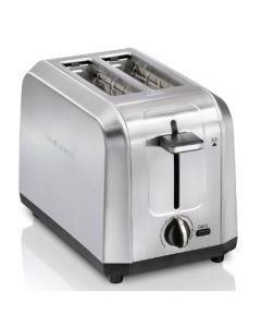Toaster: 2-slice Brushed Stainless Steel; Hamilton Beach