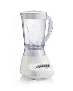 Blender: 10 Speed Hamilton Beach White 56oz Dishwasher Safe Jar;