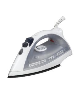 Iron: Steam Non-Stick Proctor-Silex; Auto Shut-Off; White
