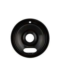 Drip Bowl: 6" BLACK Porcelain Universal