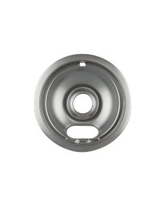 Drip Bowl: 6" Chrome Universal