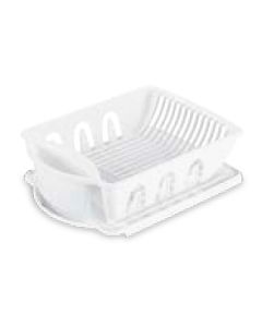 Sink Set: 2 pc. Small Ultra Dish Drain w/Mat; White