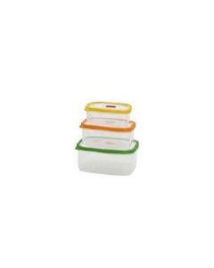 GoodCook 6-pc Rectangle Food Storage Bowl Set W/ Lids