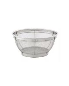 Colander: 10" dia. Stainless Steel Reinforced