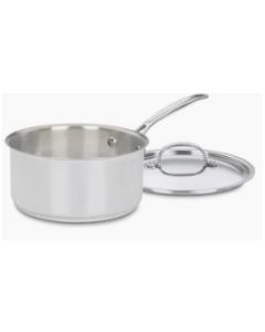 Stainless Steel; 3 qt. Saucepan; Cuisinart Chef's Classic