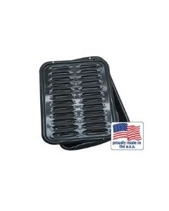 Broiler Pan:  Porcelain 13 x 16