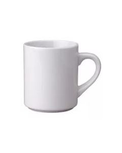Kitchen Mug 10oz. Porcelain Traditional White