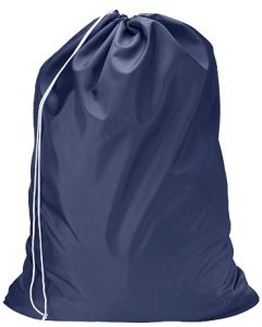 Laundry Bag 30x40 Navy Blue Nylon w/ Cord Lock