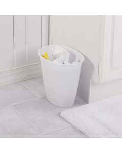 2.6 Gallon Ultra StepOn Wastebasket 1081; color: White