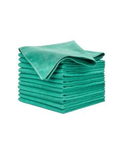 Microfiber Cloth - Green 16 x 16; Pack of 50ea.