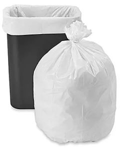 Can Liner: 24x32 0.5 Mil, White 12-16 Gal.; 500cs