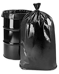 Can Liner: 38x58 1.5 Mil Black ; 60 Gal. 100cs