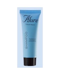 Alure Therapy - Conditioning Shampoo with Eucalyptus & Lemongrass. Paraben-free, gentle, softens hair. 1 fl. oz. tubes,  Perfect for Hotels & Vacation rentals. Made in USA. Case of 300.