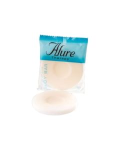 Alure Therapy - Moisturzing Body Bar with Eucalyptus & Lemongrass. Paraben-free, gently cleanses skin. 1.5 oz, Perfect for Hotels & Vacation rentals. Made in USA. Case of 500