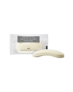 Infuse' - Large Cleansing Bar infused with refreshing White Tea Coconut for spa-inspired cleanse. Eco-friendly 1.40 oz. (40g.) per case, ideal for hotels, resorts, and vacation rentals. Case of 200