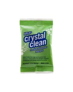 Crystal Clean Auto Dishwasher Powder tackles stuck-on messes in one go. No scrubbing, no stress, just load and relax. Each 1.5 oz pouch delivers sparkling results. Case of 200