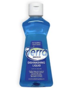 Terra Breeze Dish Soap 3.5 fl. oz. - Eco-smart, travel-size, and perfectly portioned for guest use. Bulk case is ideal for short-term rentals and hospitality needs. Case of 72