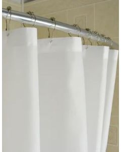 Shower Curtain Nylon WHITE 72" x 72"
