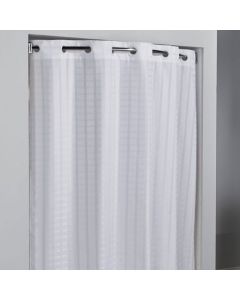 Hookless Litchfield WHITE Fabric 71 x 74