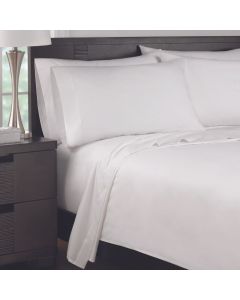 T-300 Dry-Fast 5-Star FullXL 15" Fitted;  54 x 80 x 15 White; 100% Cotton;  1S17302 / 1S49844