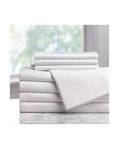 T-300 Dry-Fast 5-Star King 15" Fitted 78 x 80 x 15; White 1S17305; 100% Cotton