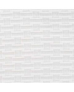 Faux Duvet: Basketweave  94 x 94 QUEEN ; White