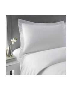 Duvet Cover: T-250 Millennium 94 x 94 QUEEN;  Solid White
